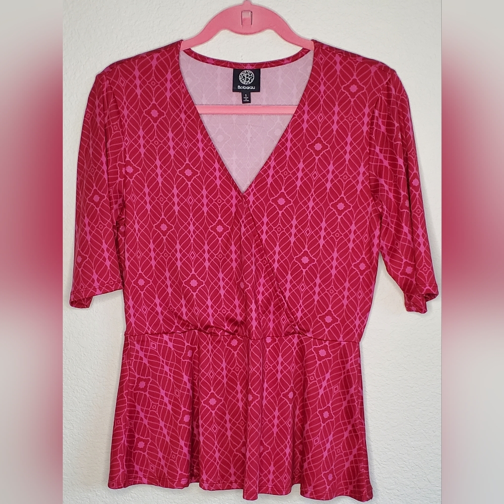 Bobeau Short Sleeve Top